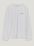 Poeto lettering oversized long sleeve T-shirt