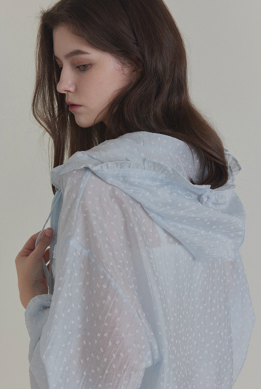 Rench Frill Hooded Windbreaker