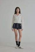 Rench Frill Hooded Windbreaker