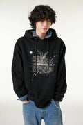 [CLOUD CAKE]Fashion Cloud Cake Line Drawing Embroidered Hoodie Unisex